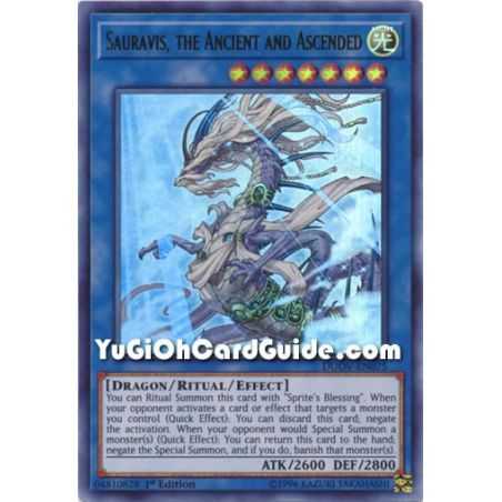 Sauravis, the Ancient and Ascended (Ultra Rare) – Duel Overload | Carta YUGIOH en México