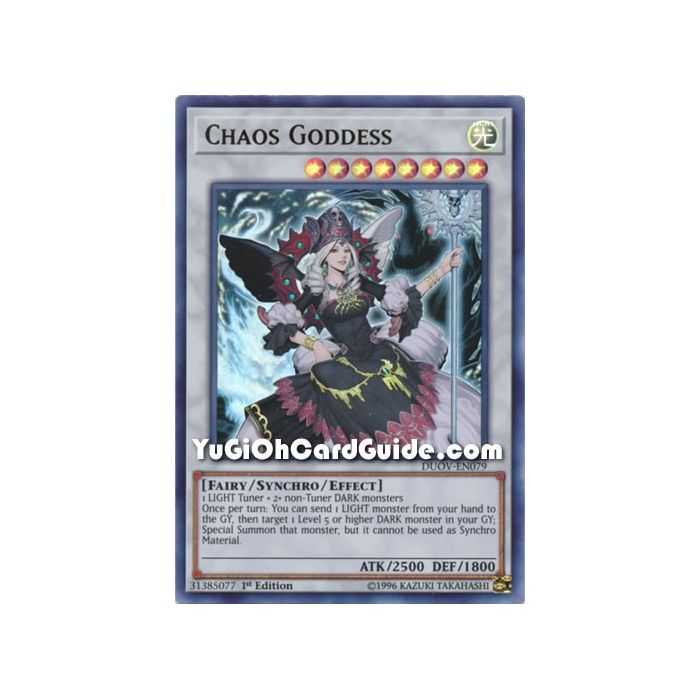 Chaos Goddess (Ultra Rare) – Duel Overload | Carta YUGIOH en México