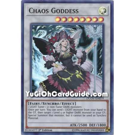 Chaos Goddess (Ultra Rare) – Duel Overload | Carta YUGIOH en México