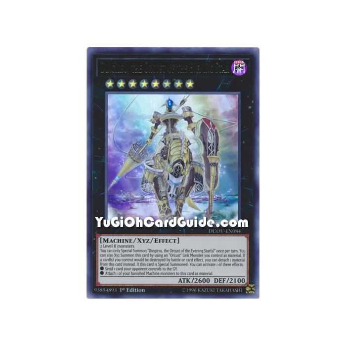 Dingirsu, the Orcust of the Evening Star (Ultra Rare) – Duel Overload | Carta YUGIOH en México