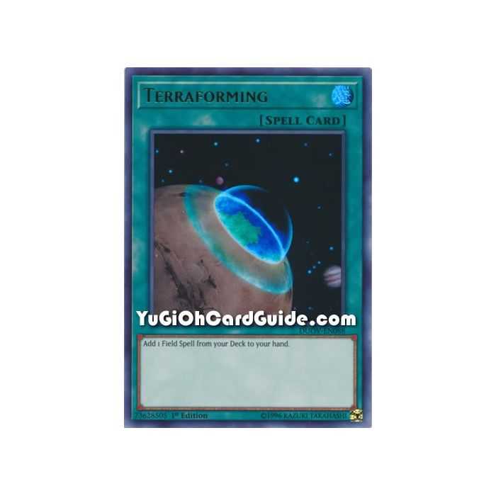 Terraforming (Ultra Rare) – Duel Overload | Carta YUGIOH en México