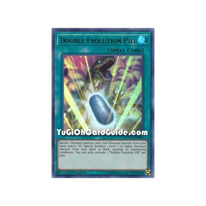 Double Evolution Pill (Ultra Rare) – Duel Overload | Carta YUGIOH en México