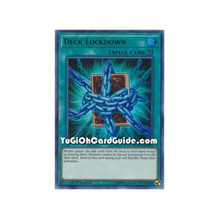 Deck Lockdown (Ultra Rare) – Duel Overload | Carta YUGIOH en México