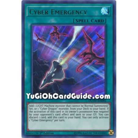 Cyber Emergency (Ultra Rare) – Duel Overload | Carta YUGIOH en México