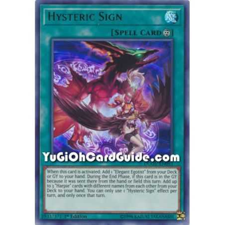 Hysteric Sign (Ultra Rare) – Duel Overload | Carta YUGIOH en México