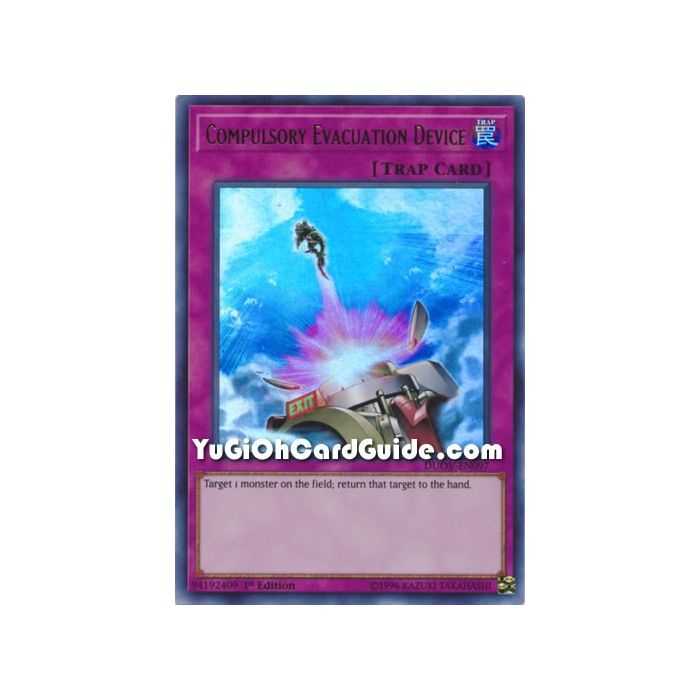 Compulsory Evacuation Device (Ultra Rare) – Duel Overload | Carta YUGIOH en México