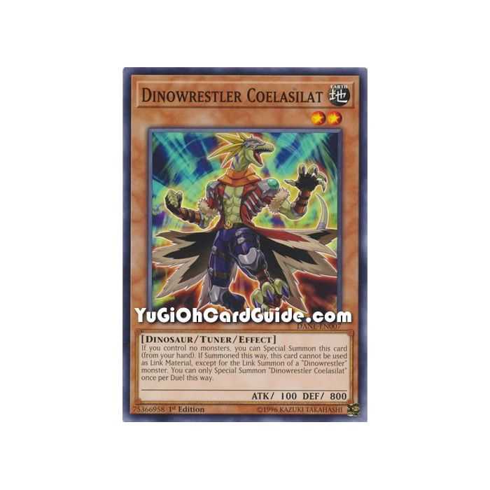 Dinowrestler Coelasilat (Common) – Dark Neostorm | Carta YUGIOH en México