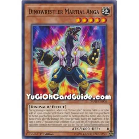 Dinowrestler Martial Anga (Common) – Dark Neostorm | Carta YUGIOH en México