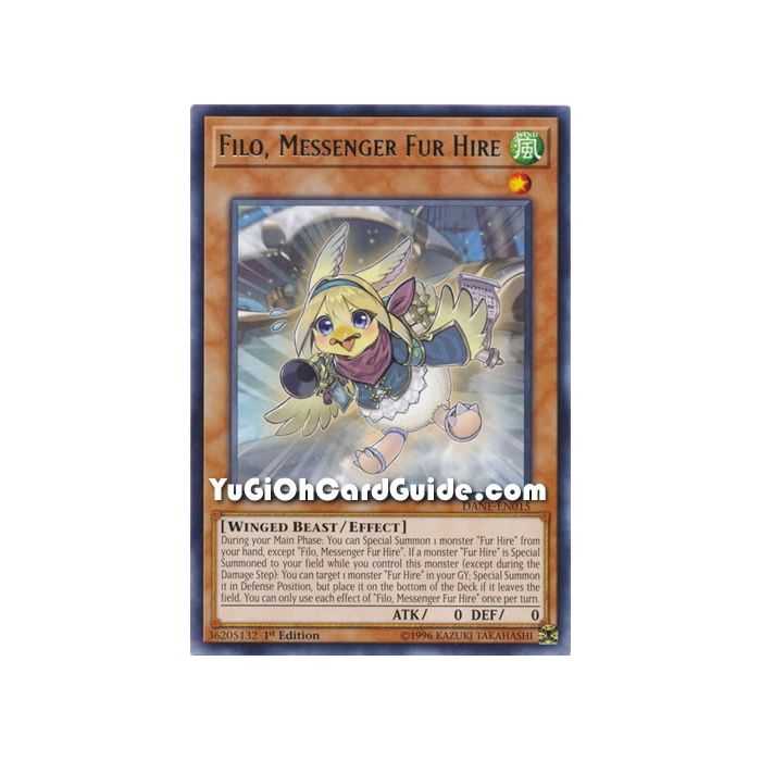 Filo, Messenger Fur Hire (Rare) – Dark Neostorm | Carta YUGIOH en México