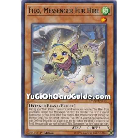 Filo, Messenger Fur Hire (Rare) – Dark Neostorm | Carta YUGIOH en México