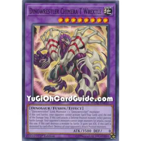 Dinowrestler Chimera T Wrextle (Common) – Dark Neostorm | Carta YUGIOH en México