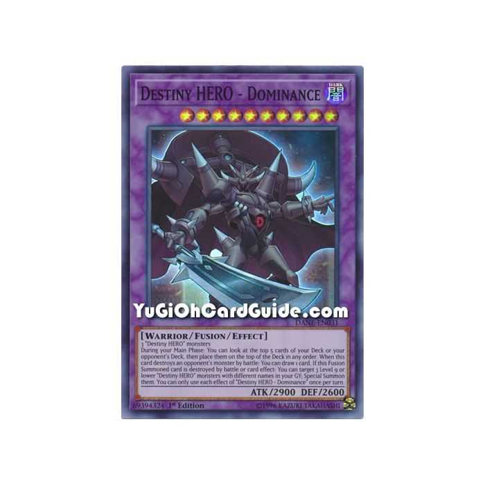 Destiny HERO - Dominance (Super Rare) – Dark Neostorm | Carta YUGIOH en México