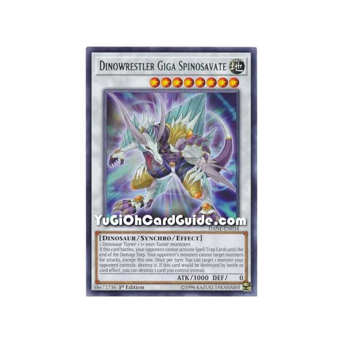 Dinowrestler Giga Spinosavate (Rare) – Dark Neostorm | Carta YUGIOH en México