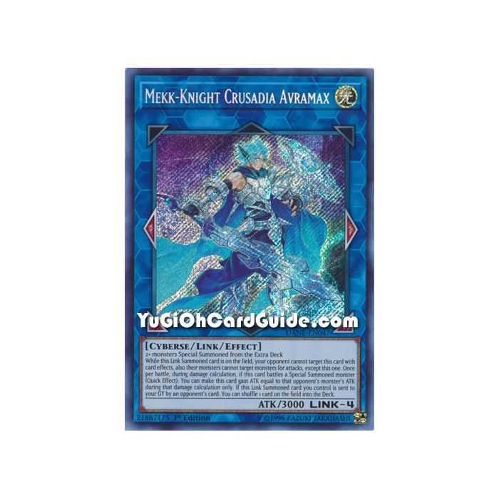 Mekk-Knight Crusadia Avramax (Secret Rare) – Dark Neostorm | Carta YUGIOH en México