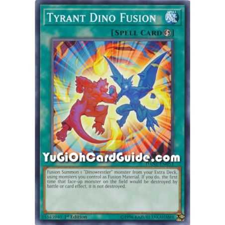 Tyrant Dino Fusion (Common) – Dark Neostorm | Carta YUGIOH en México