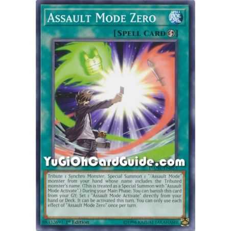Assault Mode Zero (Common) – Dark Neostorm | Carta YUGIOH en México