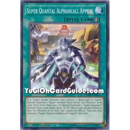 Super Quantal Alphancall Appeal (Common) – Dark Neostorm | Carta YUGIOH en México