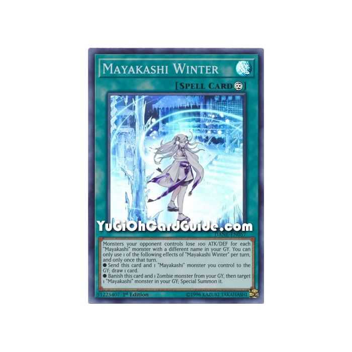 Mayakashi Winter (Super Rare) – Dark Neostorm | Carta YUGIOH en México