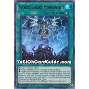 World Legacy Monstrosity (Ultra Rare) – Dark Neostorm | Carta YUGIOH en México