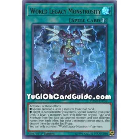 World Legacy Monstrosity (Ultra Rare) – Dark Neostorm | Carta YUGIOH en México