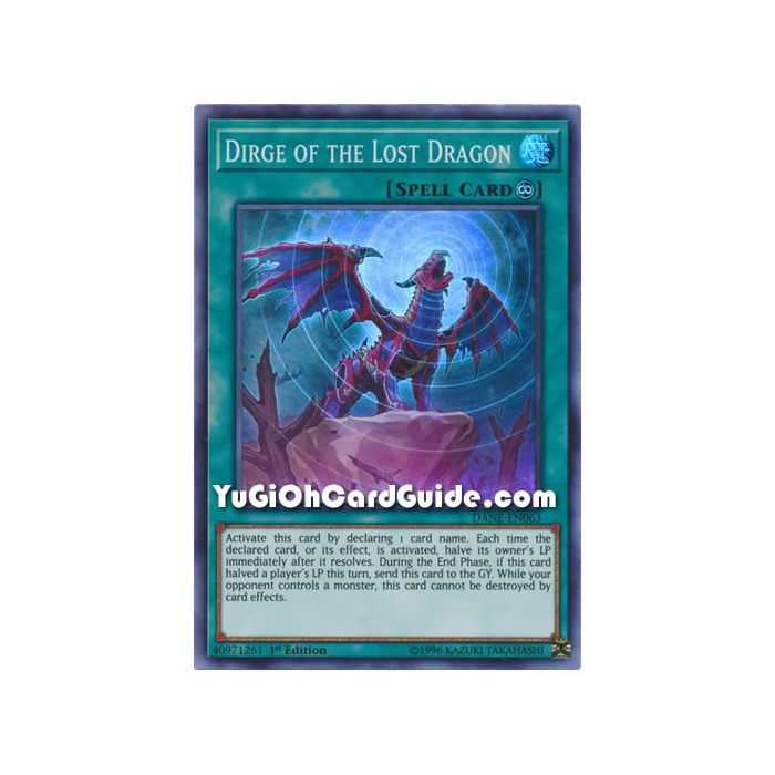 Dirge of the Lost Dragon (Super Rare) – Dark Neostorm | Carta YUGIOH en México