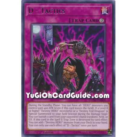D - Tactics (Rare) – Dark Neostorm | Carta YUGIOH en México