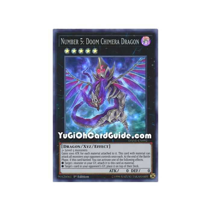 Number 5: Doom Chimera Dragon (Super Rare) – Dark Neostorm | Carta YUGIOH en México
