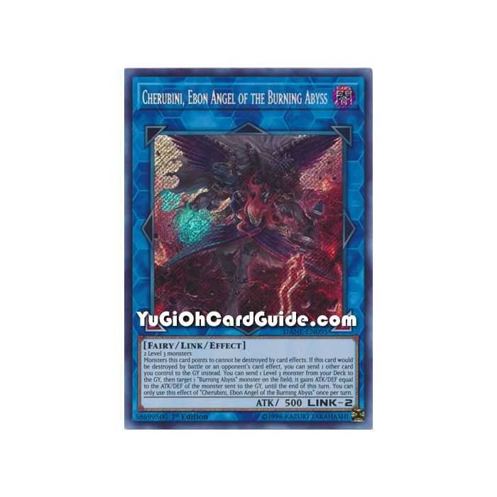 Cherubini, Ebon Angel of the Burning Abyss (Secret Rare) – Dark Neostorm | Carta YUGIOH en México