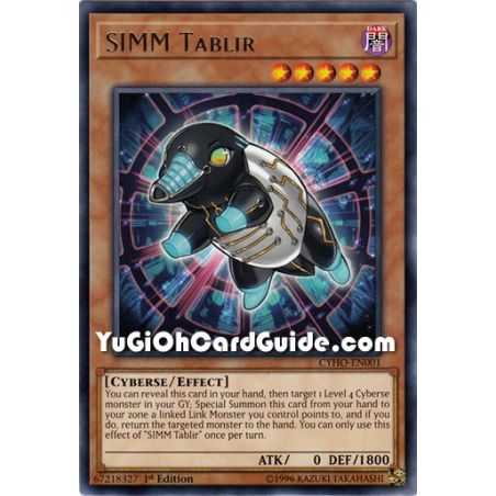 SIMM Tablir (Rare) – Cybernetic Horizon | Carta YUGIOH en México