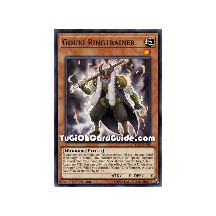 Gouki Ringtrainer (Common) – Cybernetic Horizon | Carta YUGIOH en México