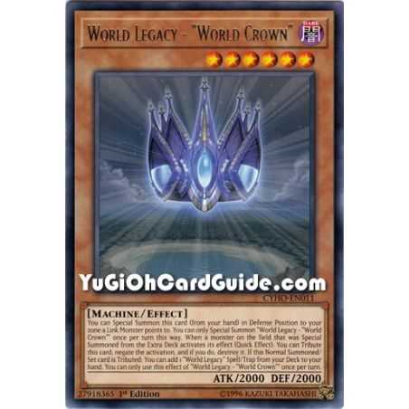 World Legacy - World Crown (Rare) – Cybernetic Horizon | Carta YUGIOH en México