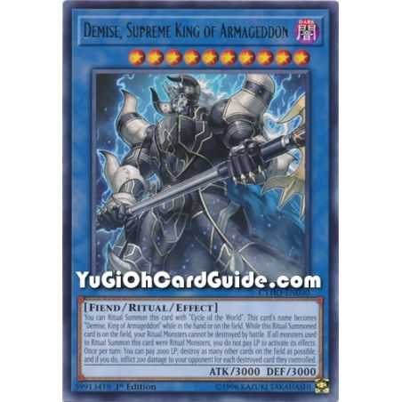 Demise, Supreme King of Armageddon (Rare) – Cybernetic Horizon | Carta YUGIOH en México