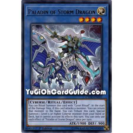 Paladin of Storm Dragon (Rare) – Cybernetic Horizon | Carta YUGIOH en México