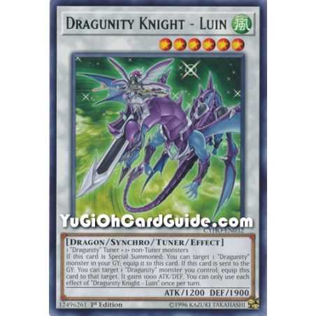 Dragunity Knight - Luin (Rare) – Cybernetic Horizon | Carta YUGIOH en México