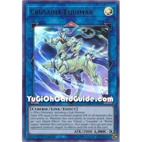 Crusadia Equimax (Ultra Rare) – Cybernetic Horizon | Carta YUGIOH en México