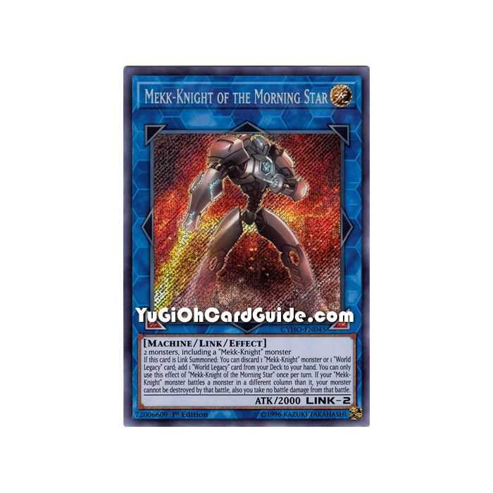 Mekk - Knight of the Morning Star (Secret Rare) – Cybernetic Horizon | Carta YUGIOH en México