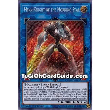 Mekk - Knight of the Morning Star (Secret Rare) – Cybernetic Horizon | Carta YUGIOH en México