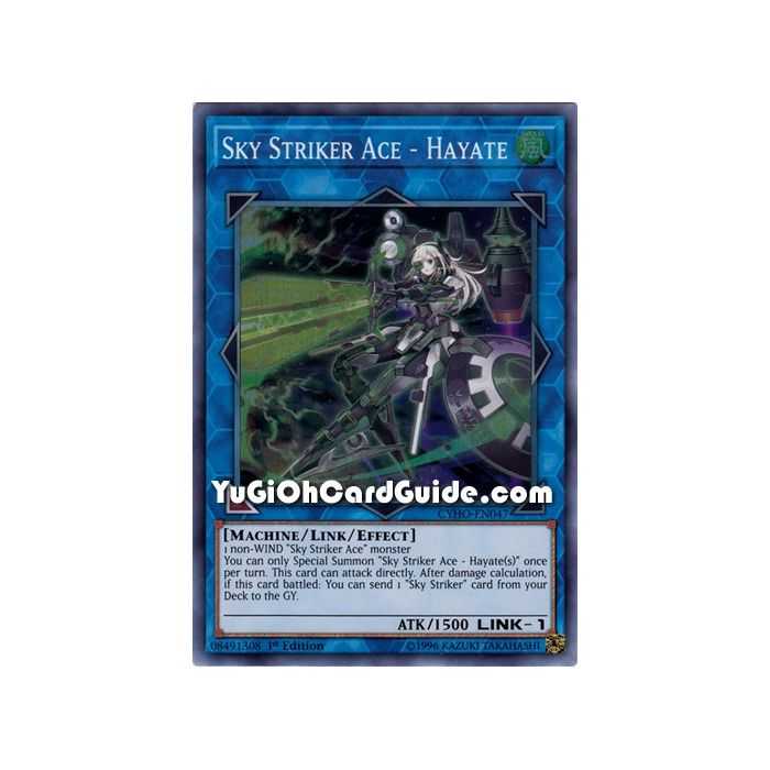 Sky Striker Ace - Hayate (Super Rare) – Cybernetic Horizon | Carta YUGIOH en México