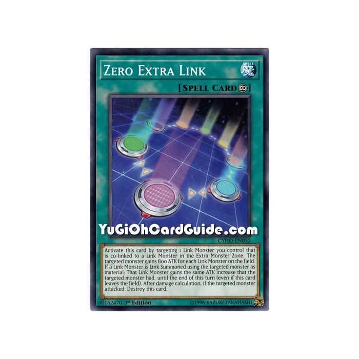 Zero Extra Link (Common) – Cybernetic Horizon | Carta YUGIOH en México