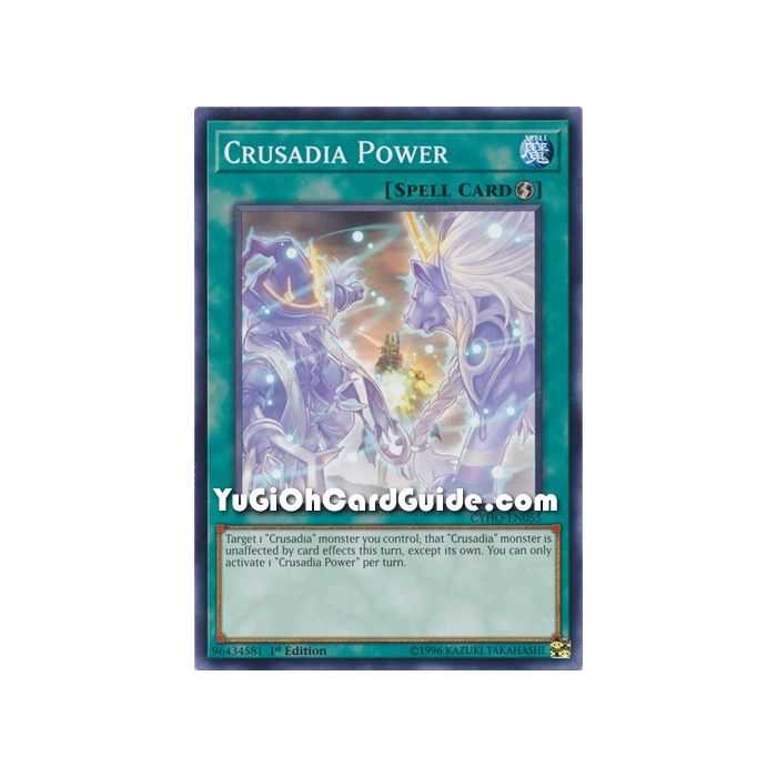 Crusadia Power (Common) – Cybernetic Horizon | Carta YUGIOH en México