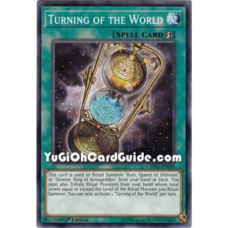 Turning of the World (Common) – Cybernetic Horizon | Carta YUGIOH en México