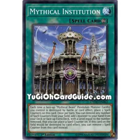 Mythical Institution (Common) – Cybernetic Horizon | Carta YUGIOH en México