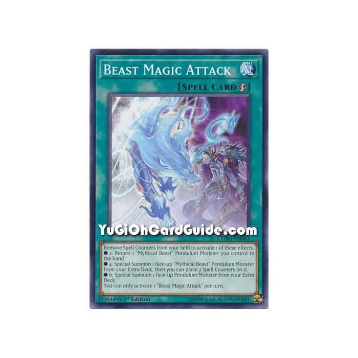 Beast Magic Attack (Common) – Cybernetic Horizon | Carta YUGIOH en México