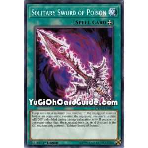 Solitary Sword of Poison (Common) – Cybernetic Horizon | Carta YUGIOH en México