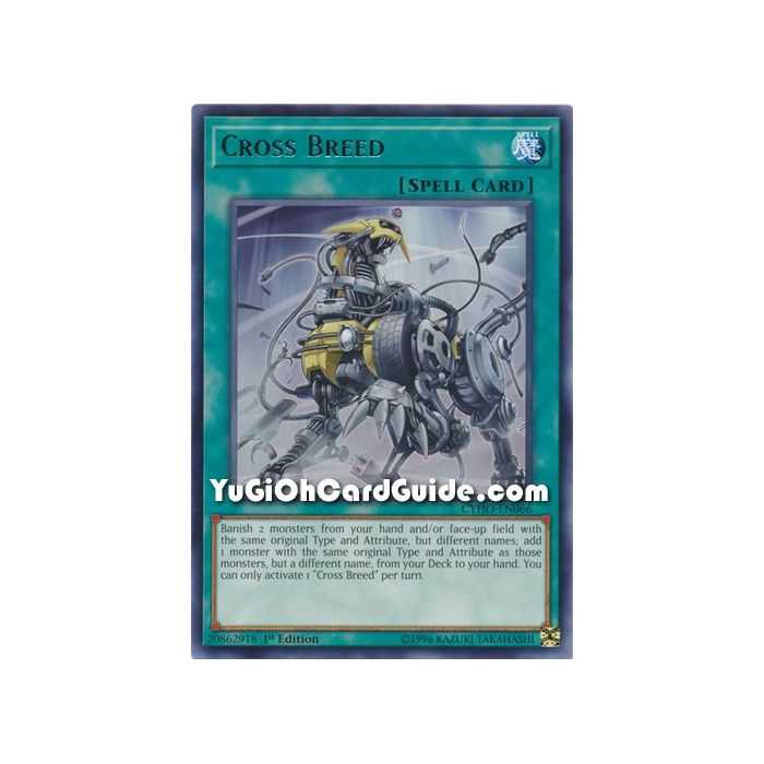 Cross Breed (Rare) – Cybernetic Horizon | Carta YUGIOH en México