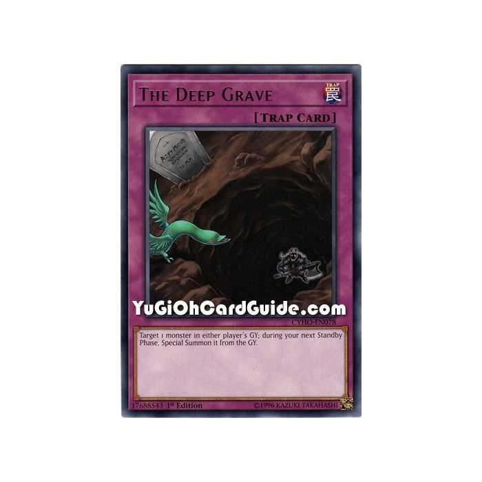 The Deep Grave (Rare) – Cybernetic Horizon | Carta YUGIOH en México