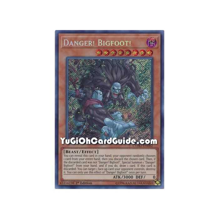 Danger! Bigfoot! (Secret Rare) – Cybernetic Horizon | Carta YUGIOH en México