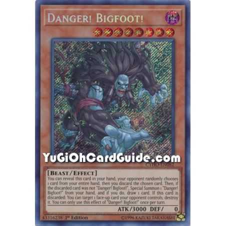Danger! Bigfoot! (Secret Rare) – Cybernetic Horizon | Carta YUGIOH en México