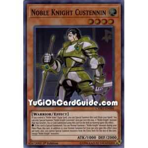 Noble Knight Custennin (Super Rare) – Cybernetic Horizon | Carta YUGIOH en México