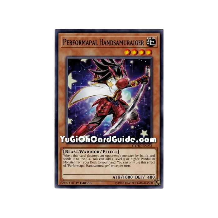 Performapal Handsamuraiger (Common) – Cybernetic Horizon | Carta YUGIOH en México
